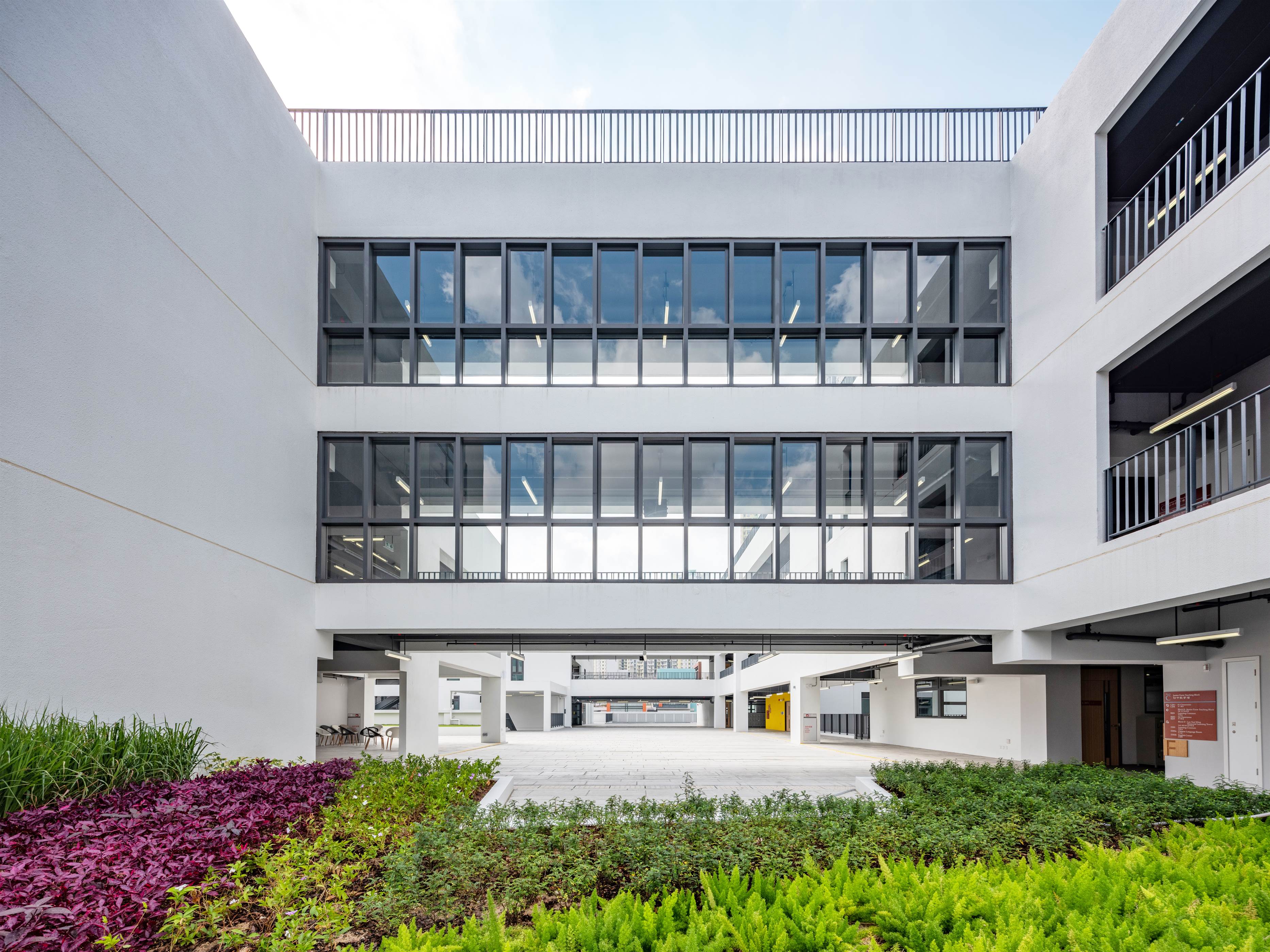  View to Teaching Block Link Bridge